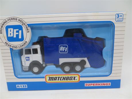 Matchbox BFI Garbage Truck #K133 NIB