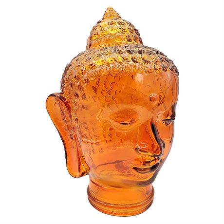 Vidrios San Miguel Large Glass Buddha Head