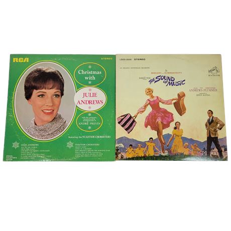 Christmas with Julie Andrews / The Sound of Music Vinyl Records