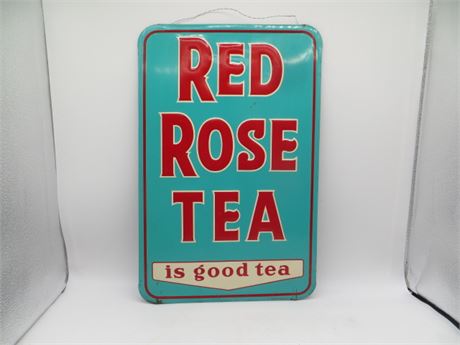 Red Rose Tea Sign