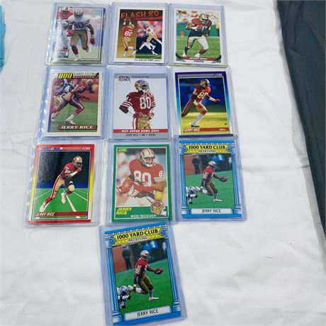 10 Jerry Rice Cards
