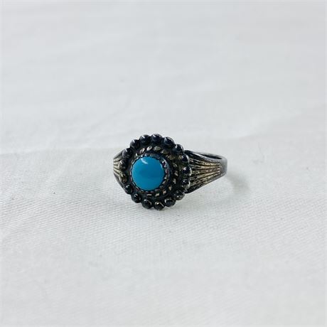 2g Bell Navajo Sterling Ring Size 3