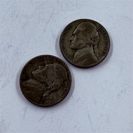 2 Silver Nickels