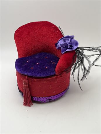Red hat, Society, lounge chair, pin cushion