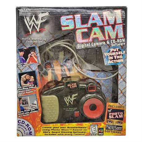 Vintage WWF Slam Cam, Missing CD Rom