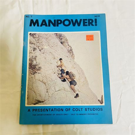 Vintage Manpower! #5 Gay Interest Magazine