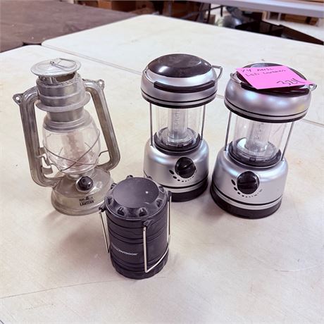 4 LED Lanterns