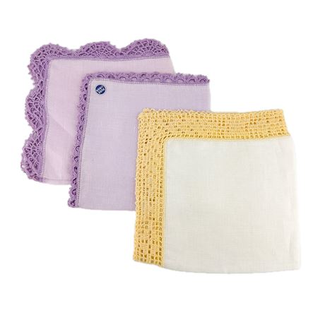 Vintage Lot of Hand Crocheted Doilies and Hankies