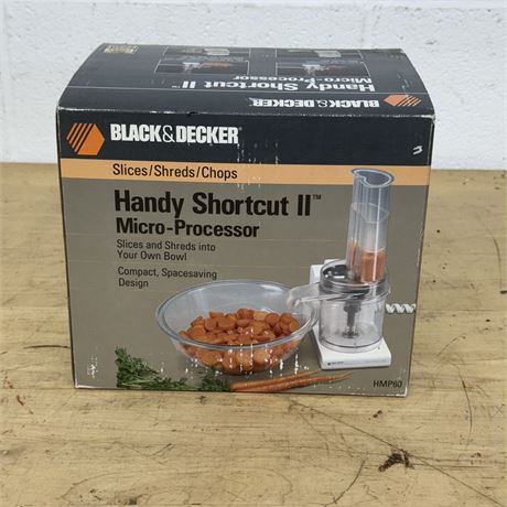 Black & Decker Handy Shortcut II Micro-Processor