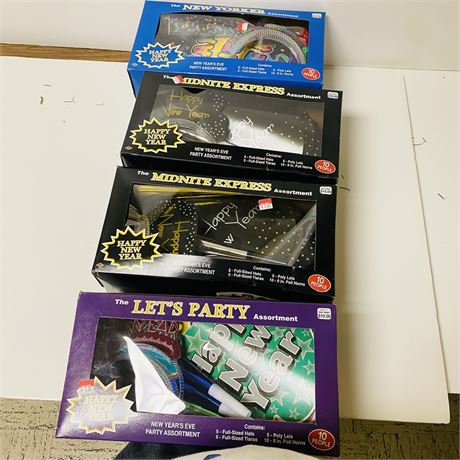 4 New Years Party Kits