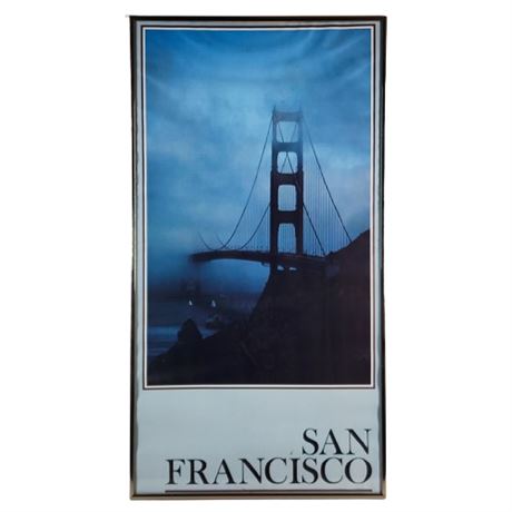 San Francisco Poster in Metal Frame