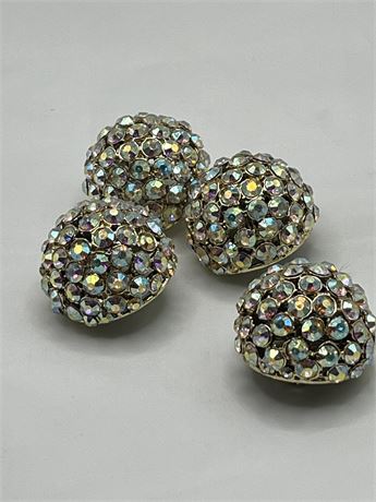 Heavy metal rhinestone door knobs