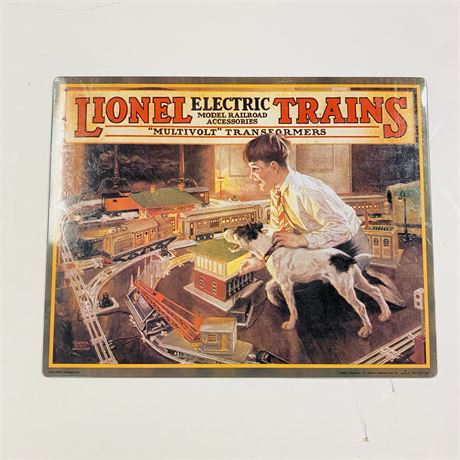 ‘Lionel Trains’ 11x14” Retro Metal Sign