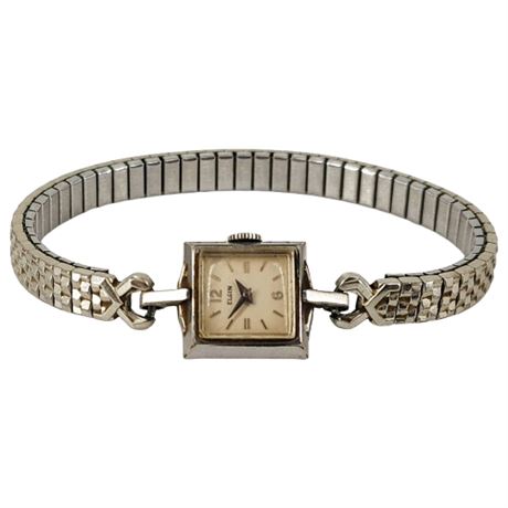 Vintage ELGIN 17 Jewels 744 Ladies' Wristwatch, Running