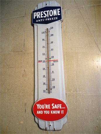 Prestone Advertising Thermometer #1