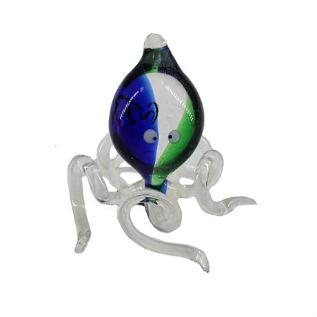 Art Glass Octopus Figure