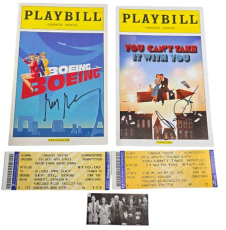 Gina Gershon Autograph, 2 Broadway Playbills