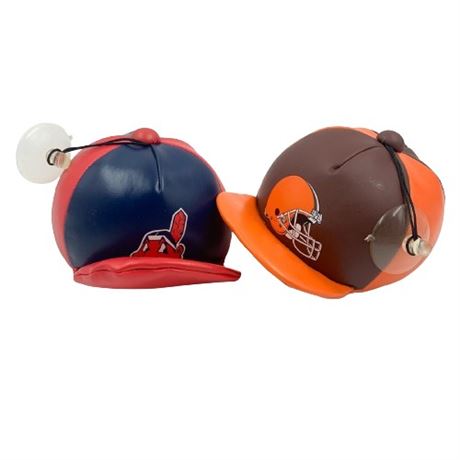 Officially Licensed Cleveland Browns and Indians Plush Hat Decorations