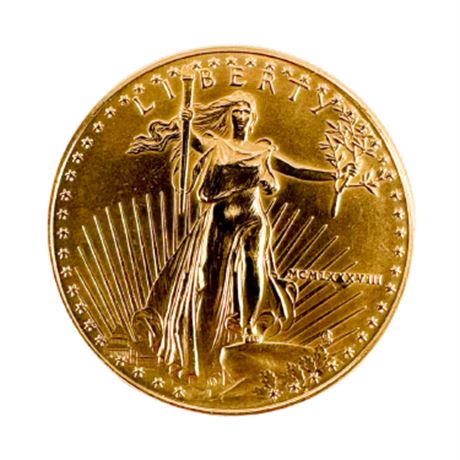 1988 Gold 50 Dollar Coin