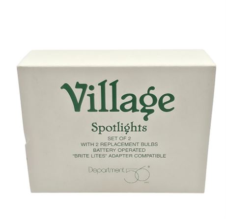 Dept. 56 Village Spotlights