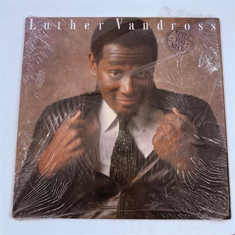 Luther Vandross Never Too Much Vinyl Record