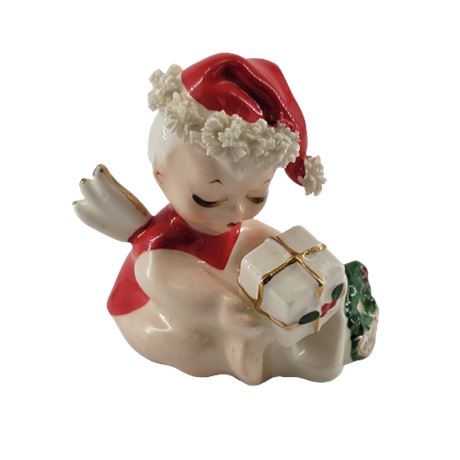 1950s Napco Ceramic Christmas Angel Figurine