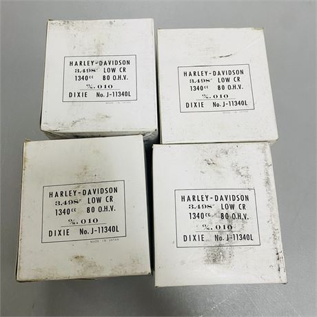4 NOS Harley Davidson 1340cc Pistons