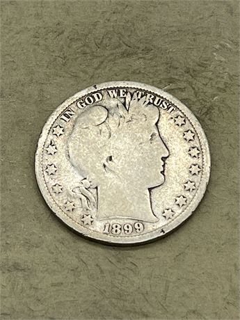 1899 Barber Half Dollar