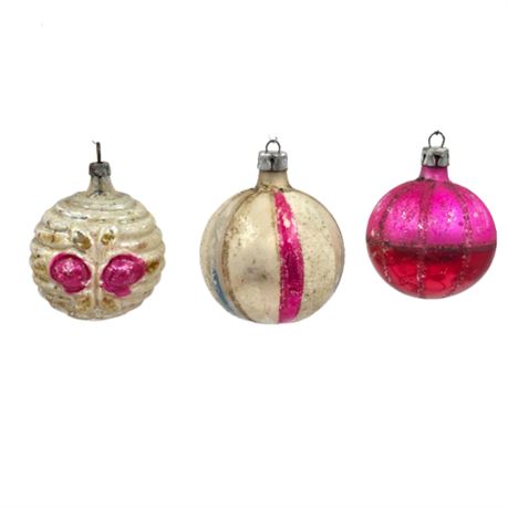 Antique Mercury Glass Ornaments