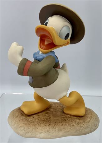 “Happy Camper” Walt Disney Classics Collection Donald Duck Statue, in Box