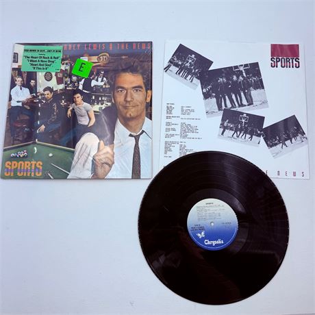 Huey Lewis and the News Sports Vinyl Record