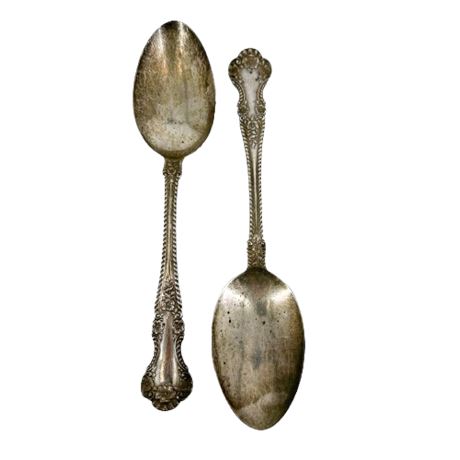 Antique Gorham "Cambridge" Sterling Silver Serving Spoons