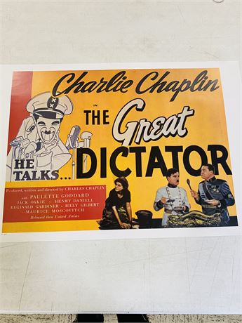 The Great Dictator 27x40 Movie Poster - ROLLED