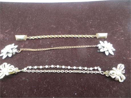 3 VINTAGE SWEATER CLIPS