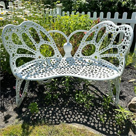 Flowerhouse Aluminum Butterfly Bench