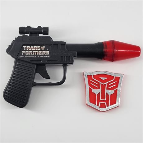 1984 Hasbro Bradley Transformers Singal Ray Gun Flashlight