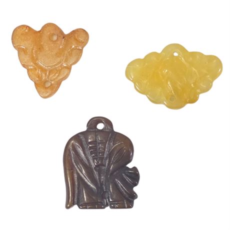 VTG Hand-carved Jade Pendants