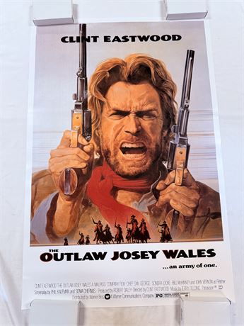 Outlaw Josey Wales 27x40 Movie Poster - ROLLED