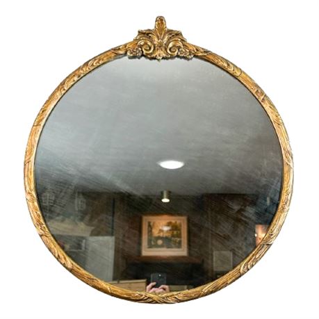 Vintage Gold Gesso Decorative Wall Mirror
