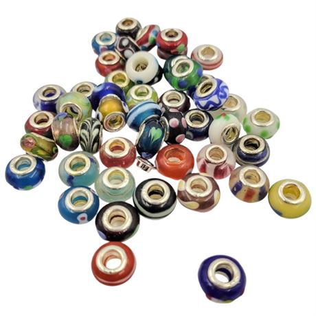 Lot 48 of Painted Glass Beads