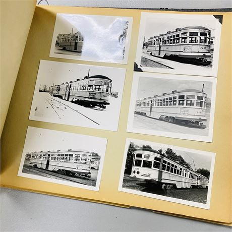 Antique Train Photograph Album