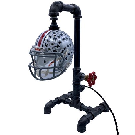 Quality OSU Buckeyes Riddell Football Helmet Industrial Table Lamp