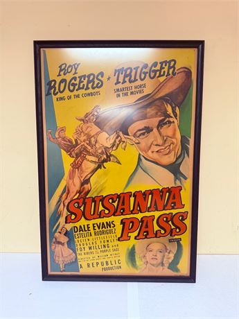 Susana Pass Original Framed Movie Poster