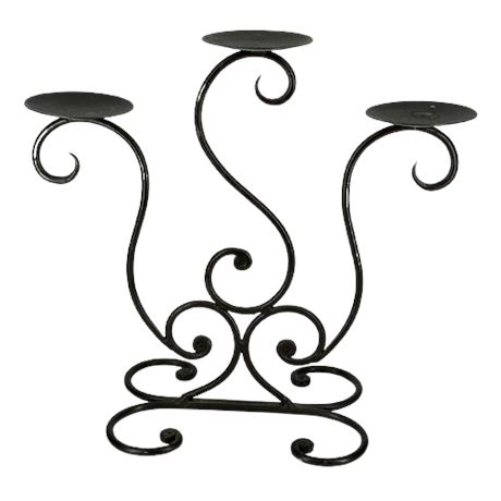 Modern Decorative Scrolling Candle Stand