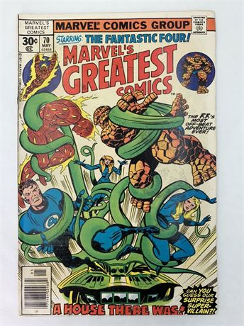 30 cent No 70 1977 Fantastic Four Marvel Comics Group Comic