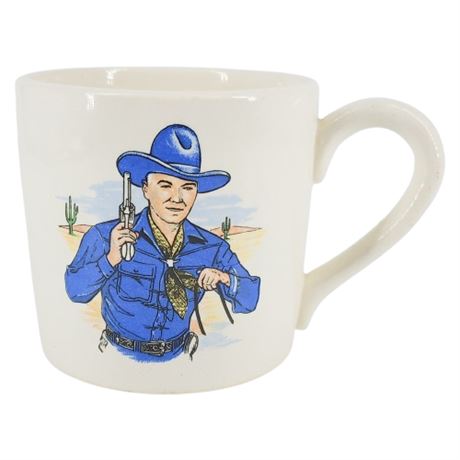 Vintage 1950s Hopalong Cassidy Ceramic Mug