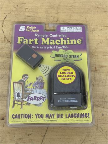 Remote Controlled Fart Machine