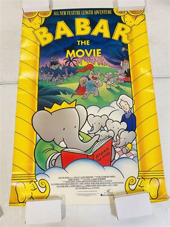 Babar The Movie Original 27x40 Movie Poster - ROLLED