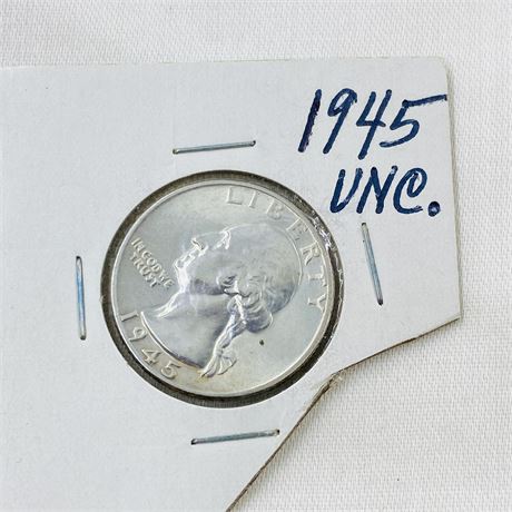 BU 1945 Washington Quarter