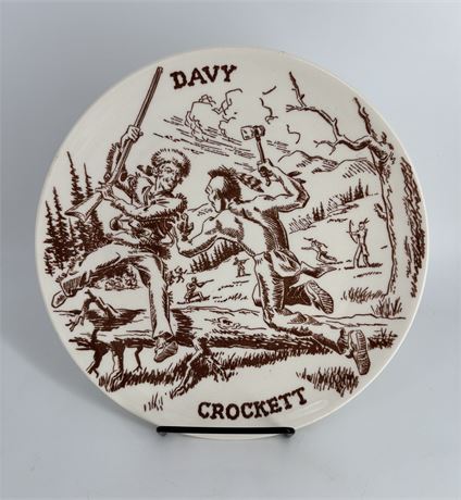 Davy Crockett Plate